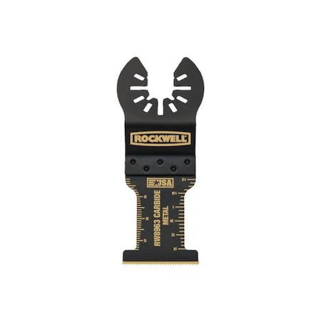 Rockwell Rockwell 1-3/8 in. X 3.5 in. L Carbide Tipped Oscillating Blade 1 pc RW8963